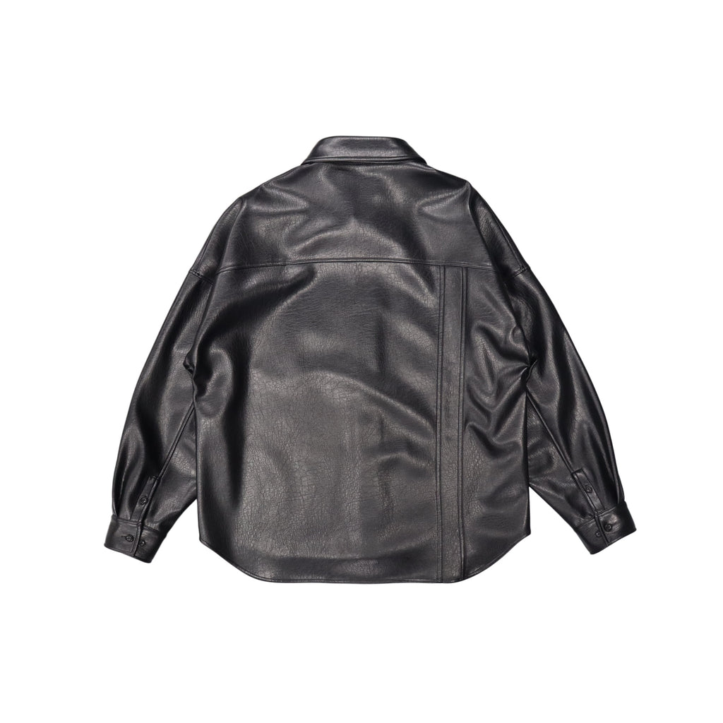 Black Leather Shirt product image
