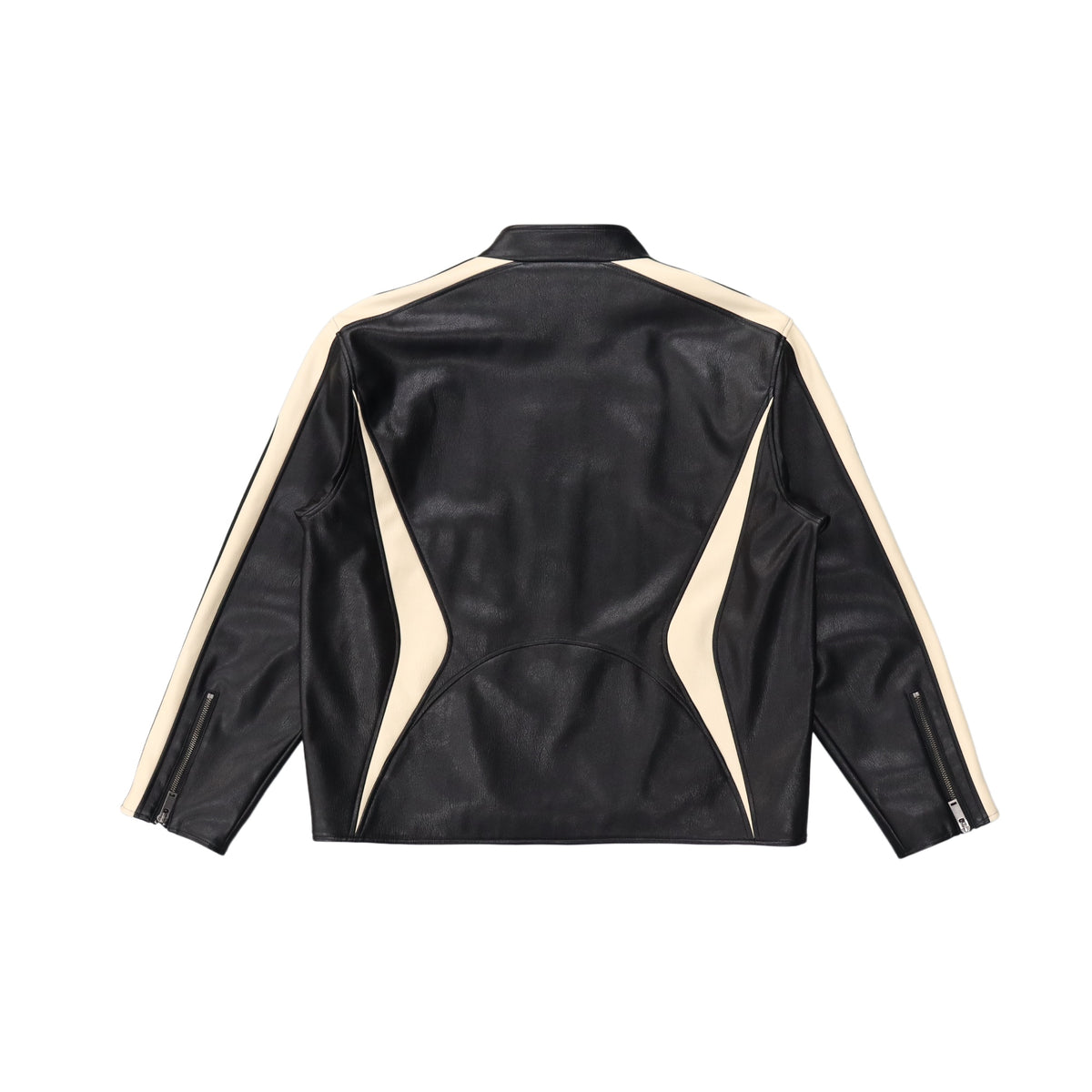 Beige-Black Paneled Jacket product image