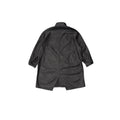 Black Matte Long Leather Coat product image