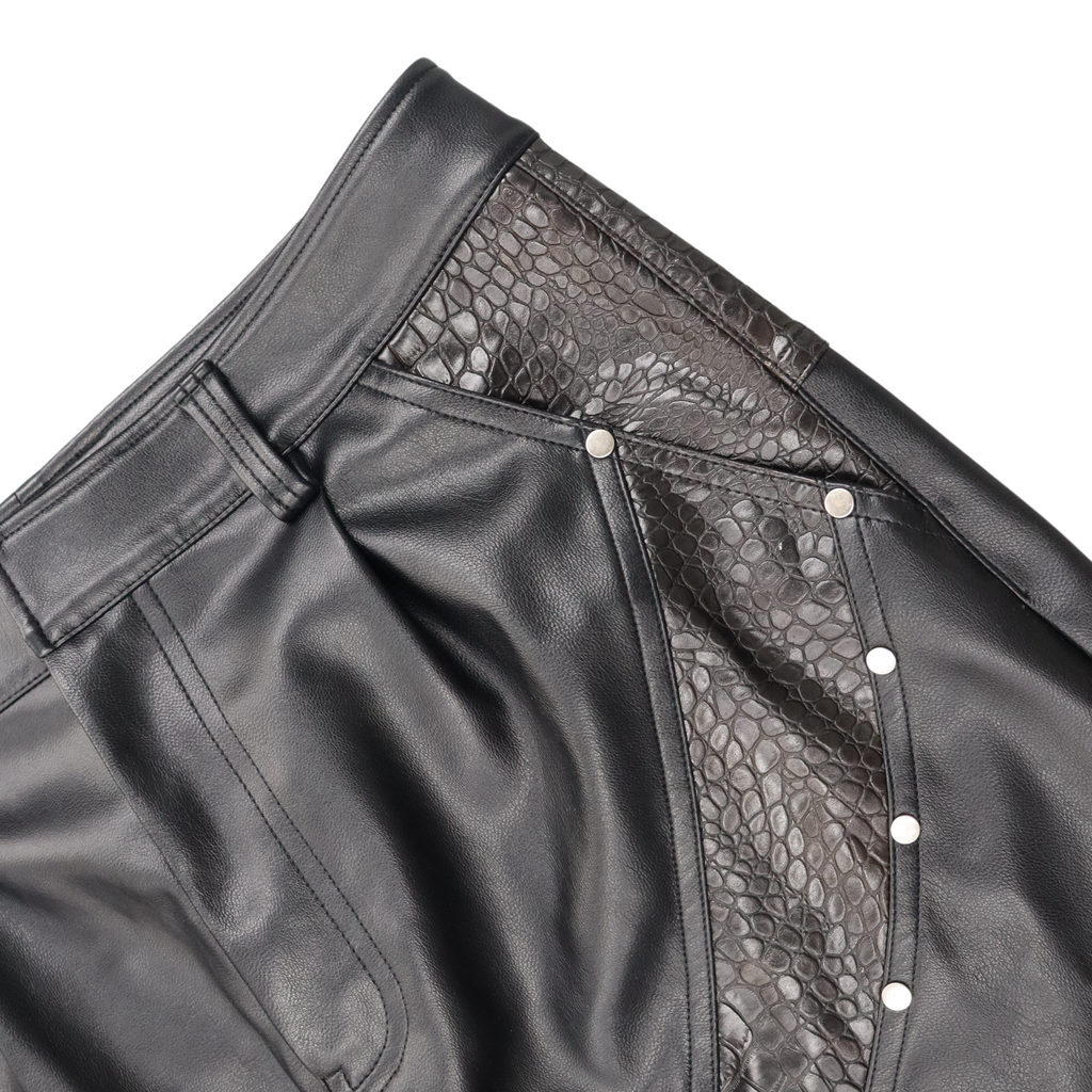 Croc-Panel Pants product image