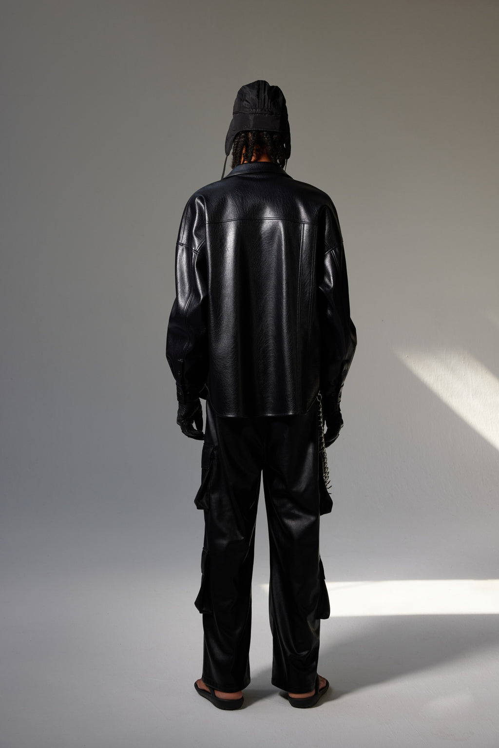 Black Leather Shirt