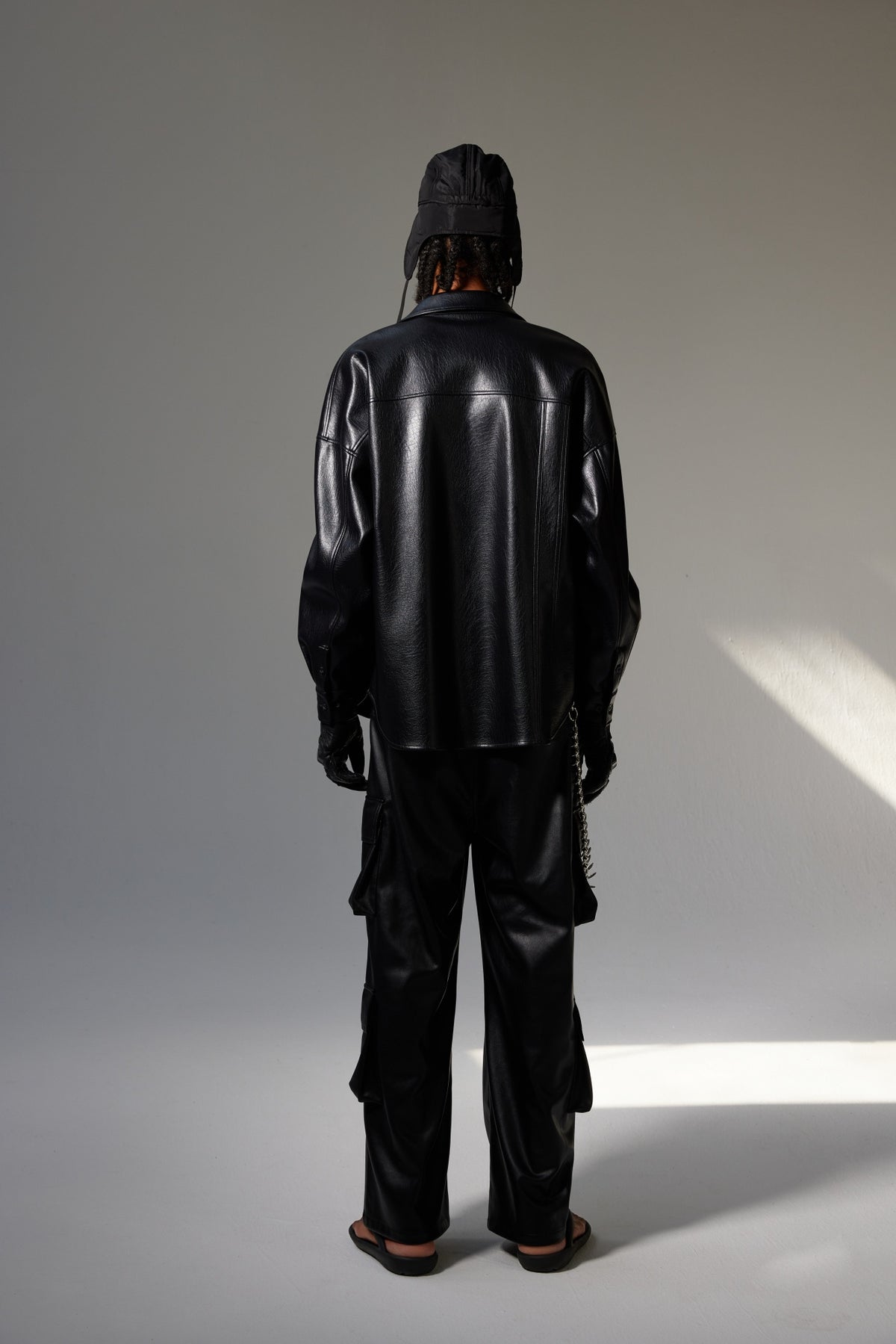 Black Leather Shirt