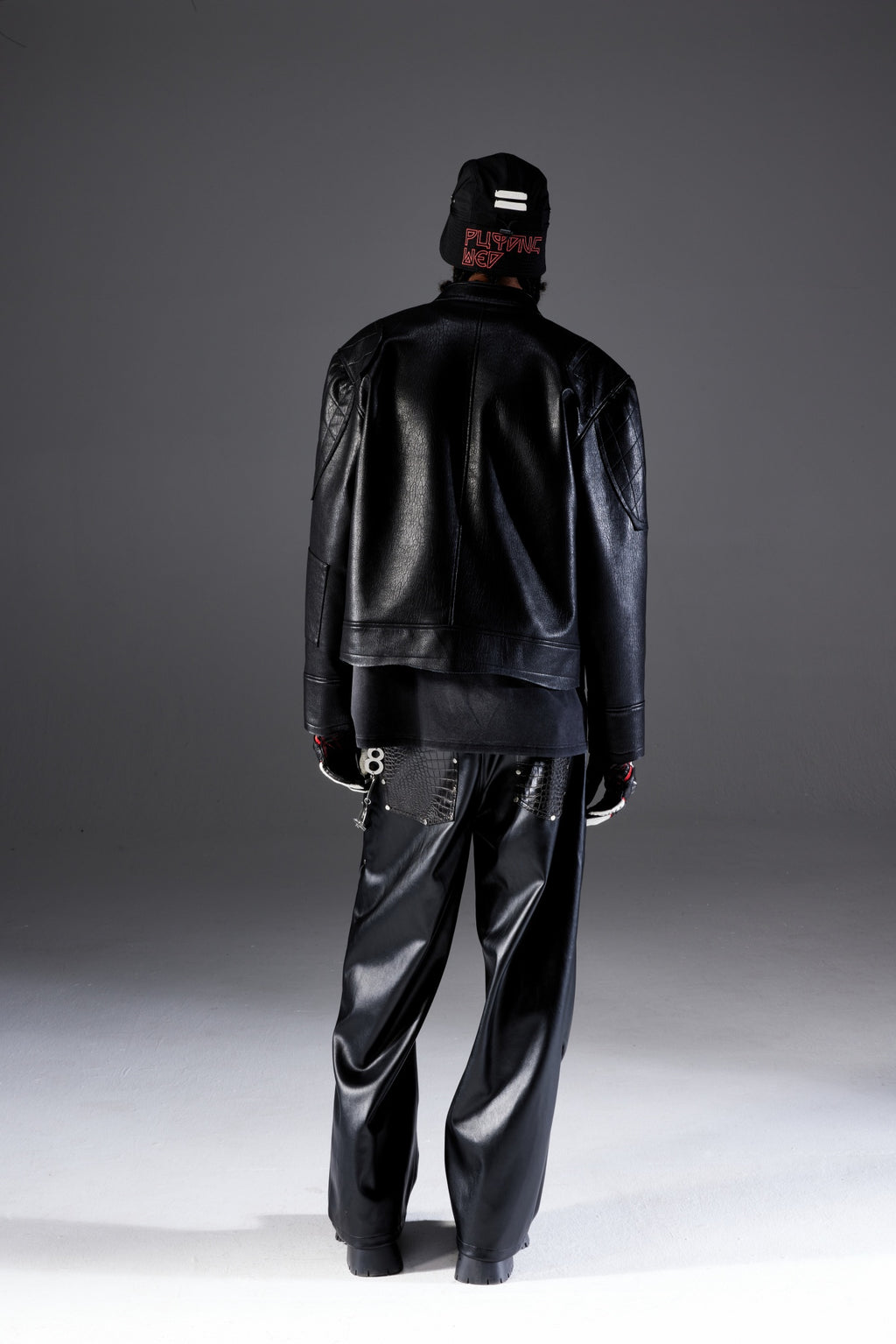 Rock crack Leather Jacket