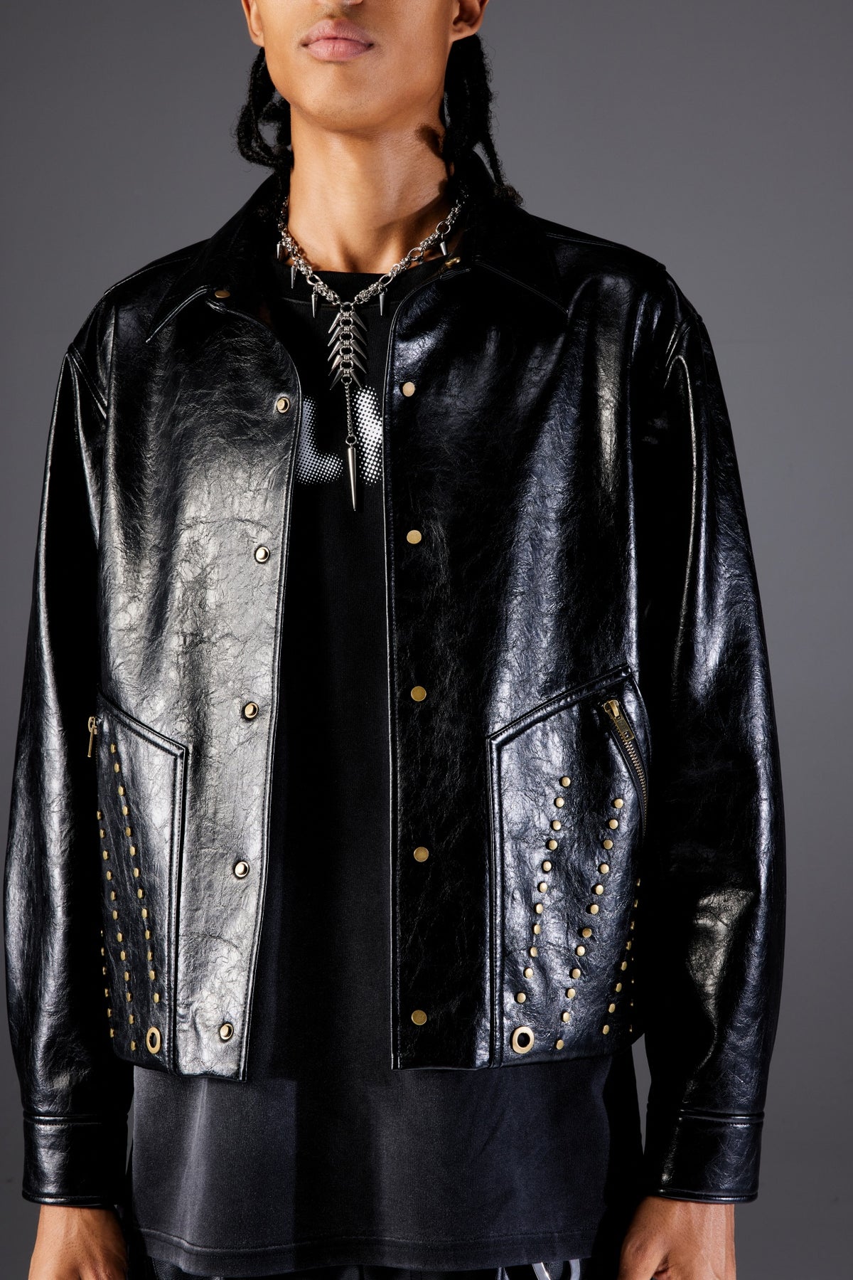 Rivet Revival Leather Jacket