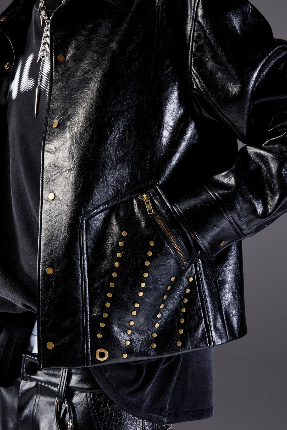 Rivet Revival Leather Jacket