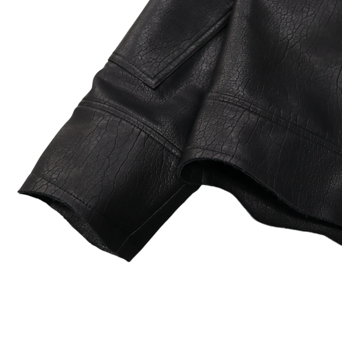 Lace-Trim Leather Jacket product image