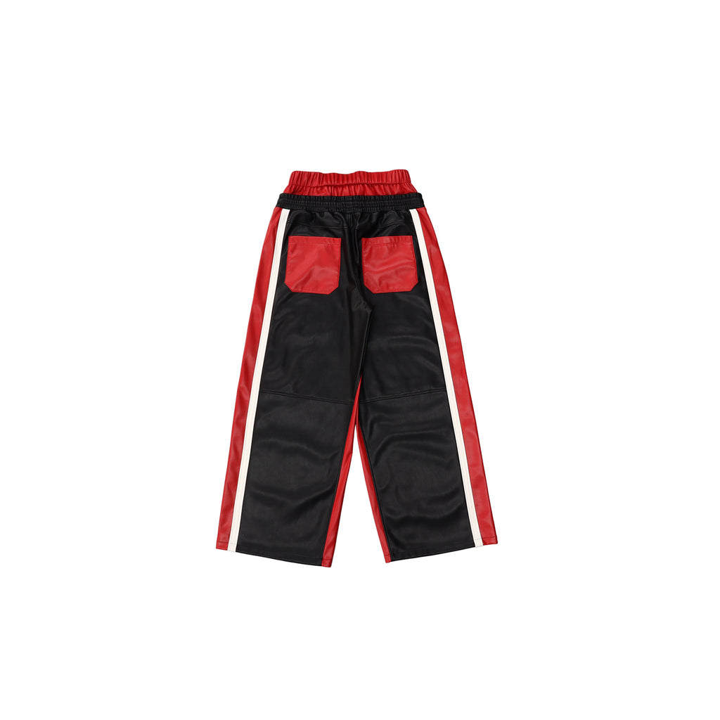 Red Paneled Pants product image